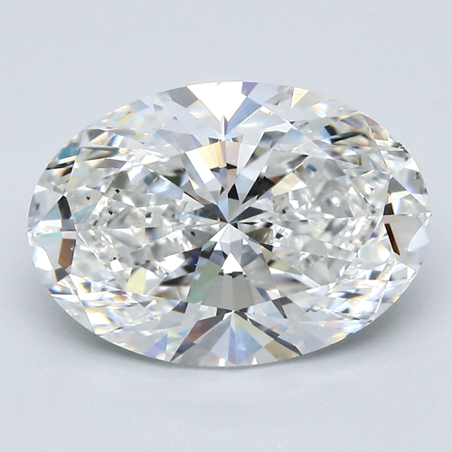 6.08 carat F-SI1 Natūralus Oval Deimantas (1)
