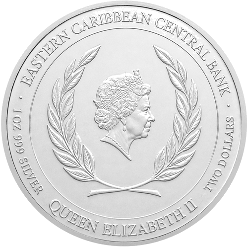 1 oz Karibų piratai 2019 Rytų Karibai sidabrinė moneta (2)