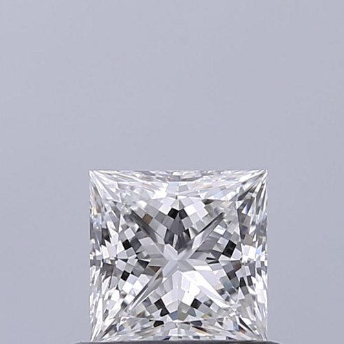0.53 carat D-VVS2 Natūralus Princess Deimantas (1)