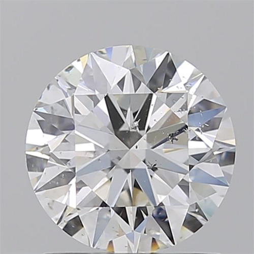 1.32 carat G-SI2 Excellent cut Natūralus Round Deimantas (1)