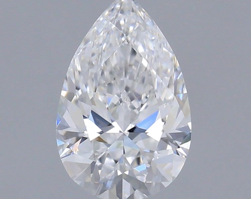 0.3 carat D-VS1 Natūralus Pear Deimantas (1)