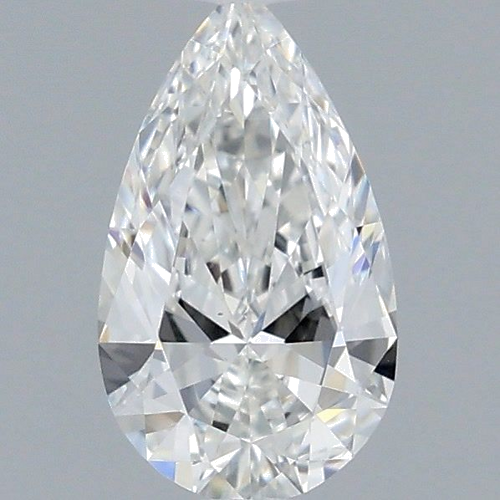 0.5 carat F-SI1 Natūralus Pear Deimantas (1)