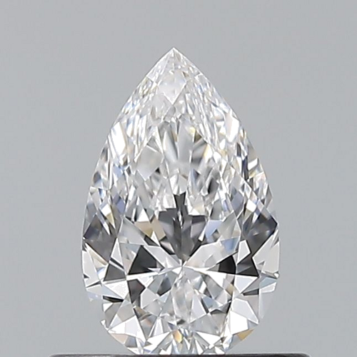 0.5 carat D-VVS1 Natūralus Pear Deimantas (1)