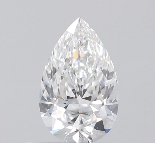 0.5 carat F-VS2 Natūralus Pear Deimantas (1)
