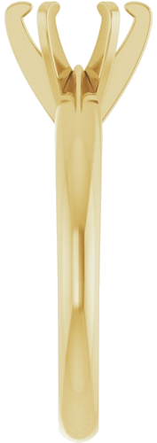 Sužadėtuvių Žiedas „Heavyweight Solitaire“ 14k yellow gold Round 6.4mm (4)