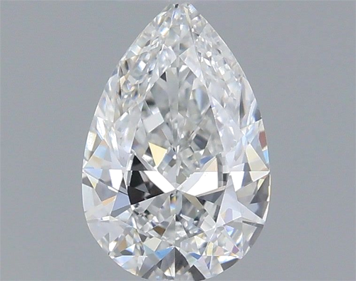 0.5 carat F-VS2 Natūralus Pear Deimantas (1)