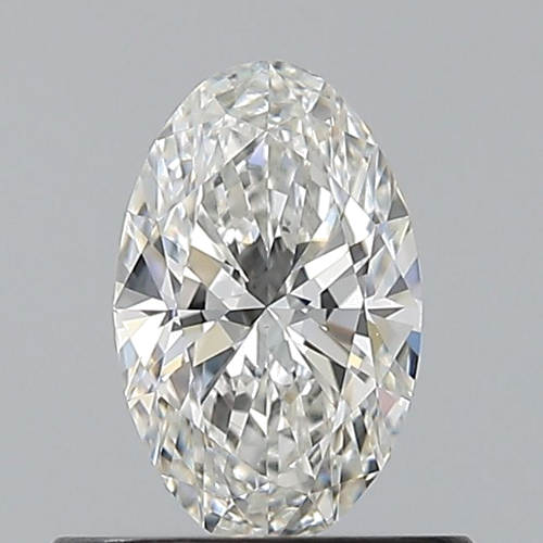 0.5 carat G-VS2 Natūralus Oval Deimantas (1)
