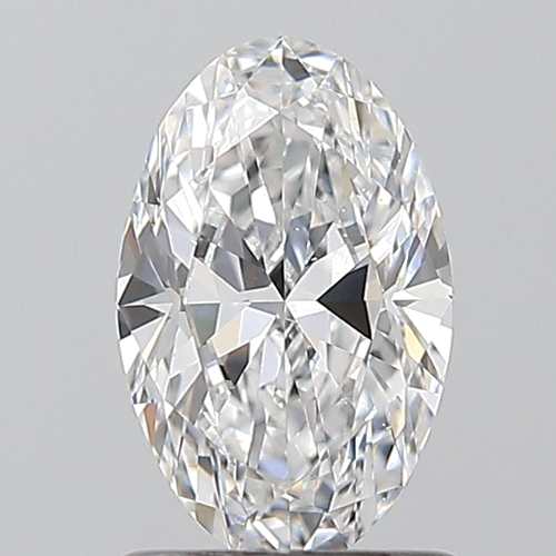 1.0 carat D-VS2 Natūralus Oval Deimantas (1)