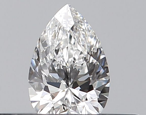 0.24 carat E-VVS2 Natūralus Pear Deimantas (1)