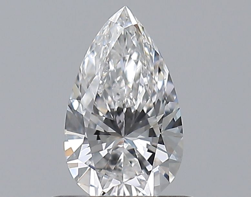 0.5 carat E-VS2 Natūralus Pear Deimantas (1)
