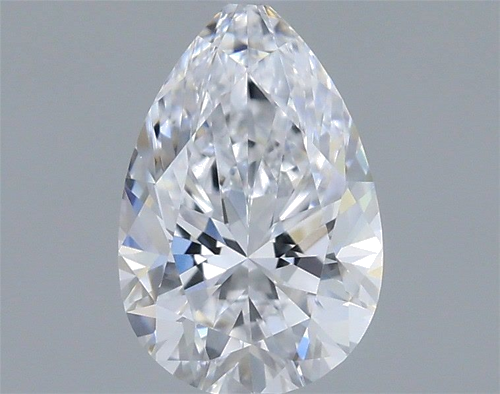 0.46 carat D-VVS2 Natūralus Pear Deimantas (1)