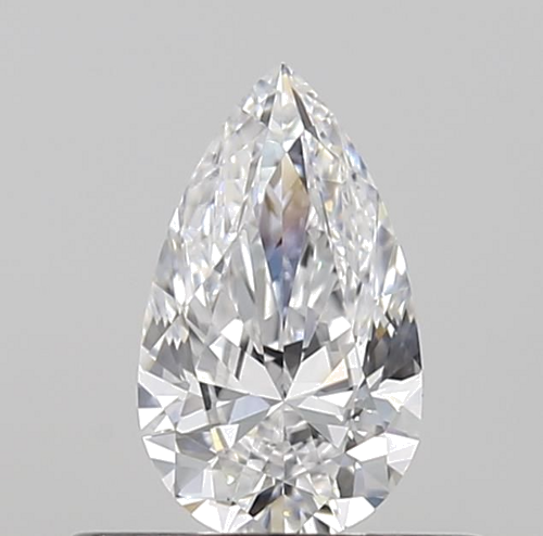 0.4 carat D-VS2 Natūralus Pear Deimantas (1)