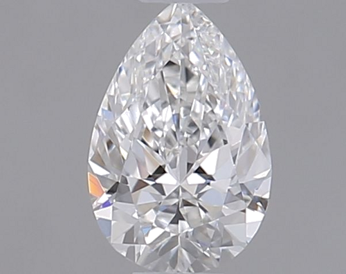0.3 carat E-VVS2 Natūralus Pear Deimantas (1)