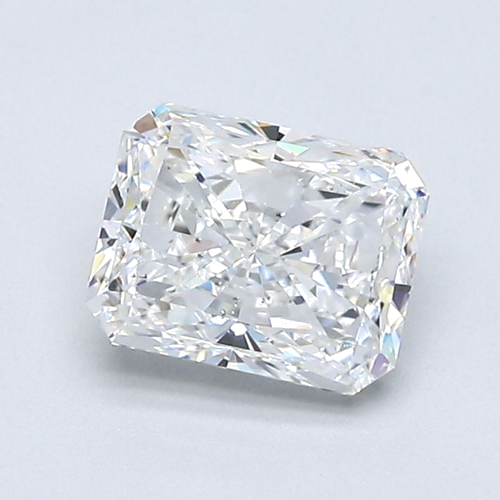 1.03 carat F-SI1 Natūralus Radiant Deimantas (1)