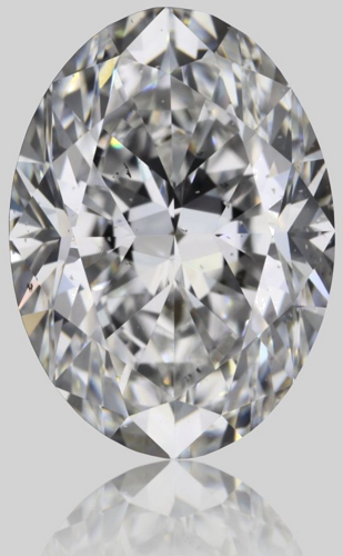1.7 carat E-SI1 Natūralus Oval Deimantas (1)
