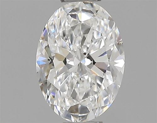 0.45 carat F-SI1 Natūralus Oval Deimantas (1)