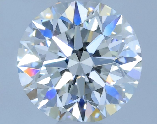 0.43 carat F-VVS1 Excellent cut Natūralus Round Deimantas (1)