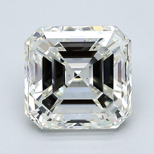2.01 carat J-VS2 Natūralus Asscher Deimantas (1)
