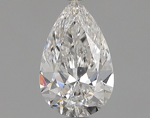 0.6 carat E-SI1 Natūralus Pear Deimantas (1)