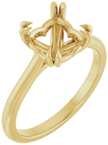 Sužadėtuvių Žiedas „Solitaire“ 585 Geltonojo Aukso Asscher 7mm (1)