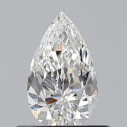 0.5 carat F-VVS1 Natūralus Pear Deimantas (1)