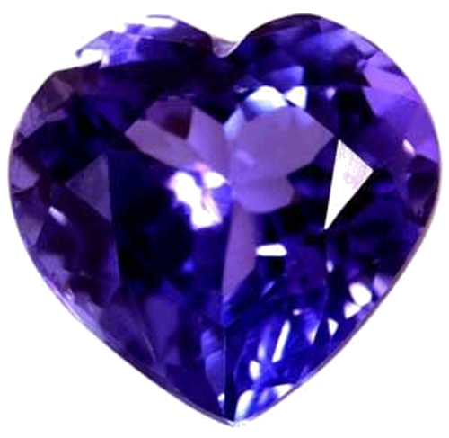 2.67 carat BLUE Heart Tanzanite (1)
