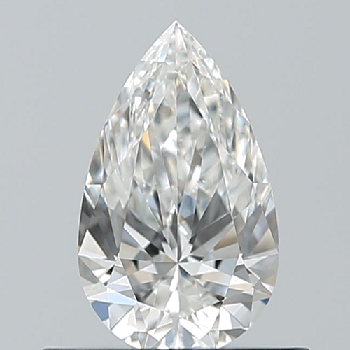 0.5 carat F-VS1 Natūralus Pear Deimantas (1)