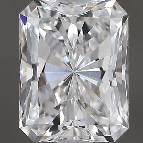 0.6 carat G-VVS2 Natūralus Radiant Deimantas (1)