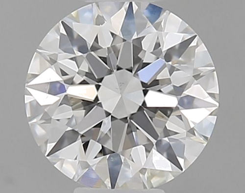 0.57 carat F-SI1 Excellent cut Natūralus Round Deimantas (1)