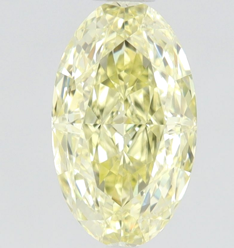 0.7 carat Fancy Yellow-VS1 Natūralus Oval Deimantas (1)