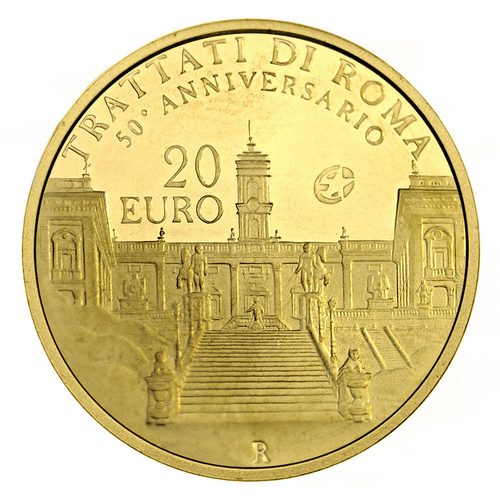 2007 Italy Rome 20 euro gold coin - FLORINUS