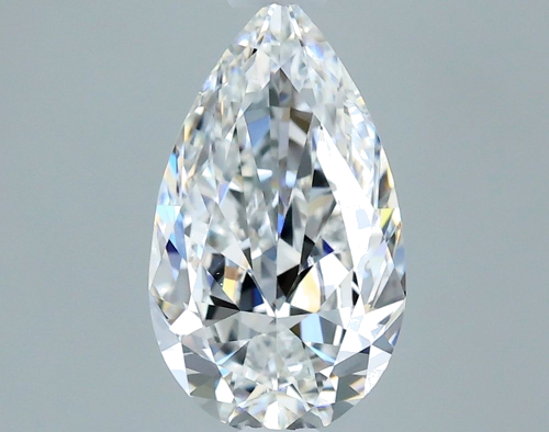 0.7 carat E-VS1 Natūralus Pear Deimantas (1)
