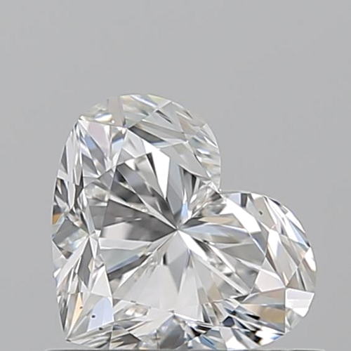 0.7 carat G-VS2 Natūralus Heart Deimantas (1)