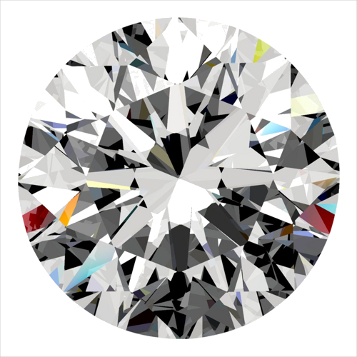 0.3 carat D-VVS1 Excellent cut Natūralus Round Deimantas (1)