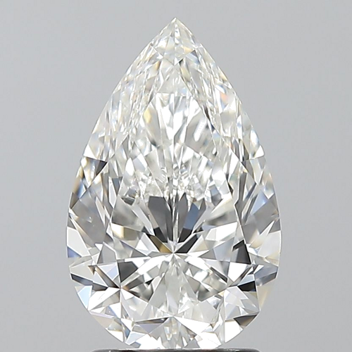 2.02 carat G-VS2 Natūralus Pear Deimantas (1)