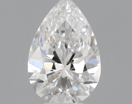 0.23 carat D-VVS2 Natūralus Pear Deimantas (1)