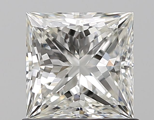 0.9 carat I-VVS1 Natūralus Princess Deimantas (1)