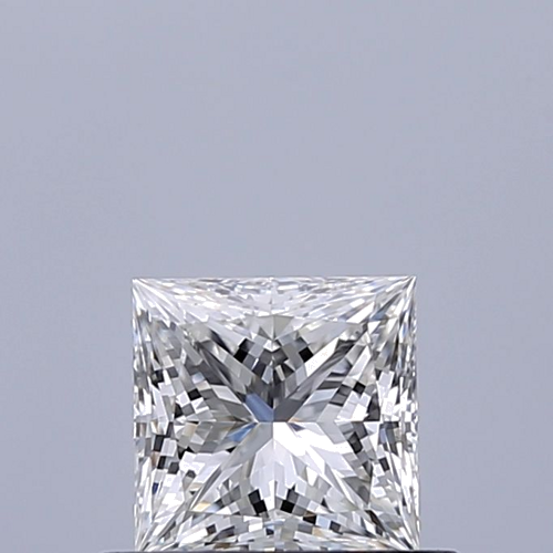 0.51 carat F-VVS1 Natūralus Princess Deimantas (1)