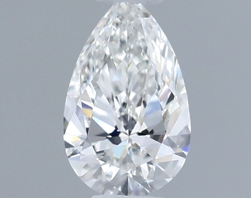 0.3 carat F-VS2 Natūralus Pear Deimantas (1)