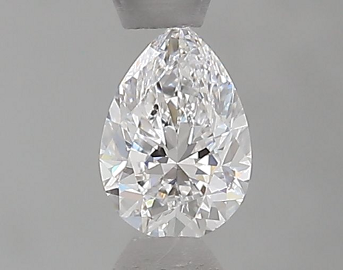 0.4 carat D-VVS2 Natūralus Pear Deimantas (1)
