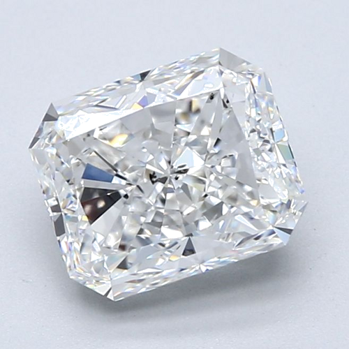 3.02 carat E-SI1 Natūralus Radiant Deimantas (1)