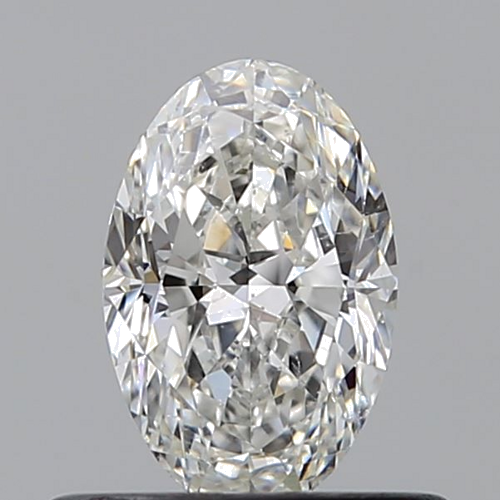 0.5 carat G-SI1 Natūralus Oval Deimantas (1)