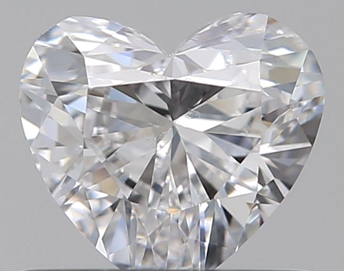 0.5 carat D-VS1 Natūralus Heart Deimantas (1)