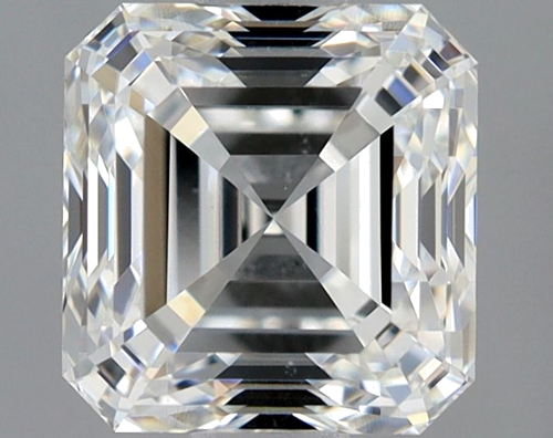 1.01 carat F-VS1 Natūralus Asscher Deimantas (1)