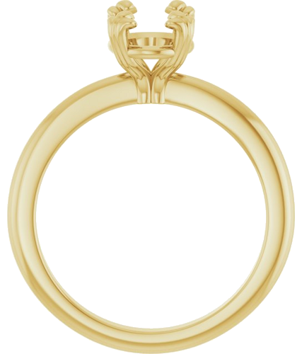Sužadėtuvių Žiedas „Solitaire“ 14k yellow gold Oval 9mm x 7mm (2)