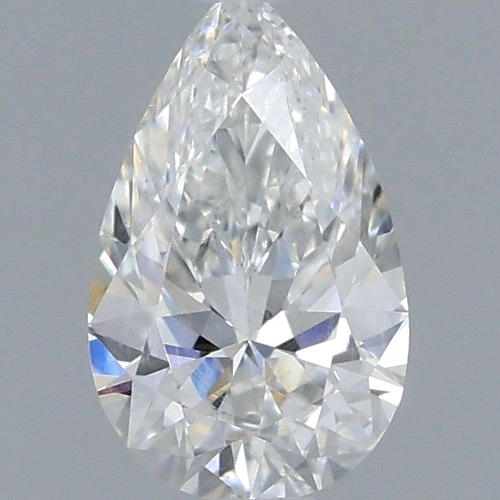 0.33 carat F-SI1 Natūralus Pear Deimantas (1)