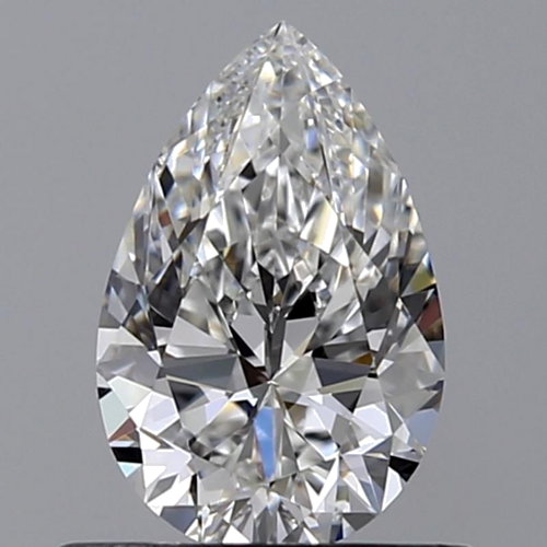 0.7 carat E-VVS1 Natūralus Pear Deimantas (1)