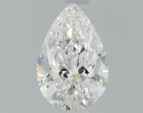 0.41 carat G-SI1 Natūralus Pear Deimantas (1)