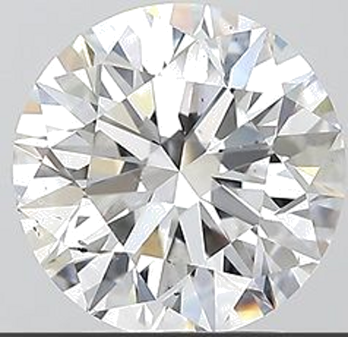 2.52 carat D-SI2 Excellent cut Natūralus Round Deimantas (1)