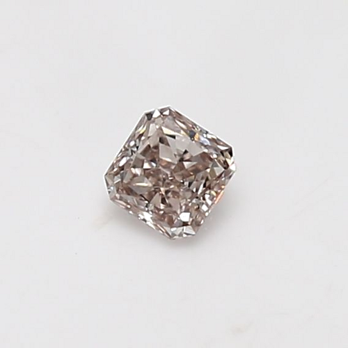 0.26 carat Fancy Light Brown-SI1 Natūralus Radiant Deimantas (1)